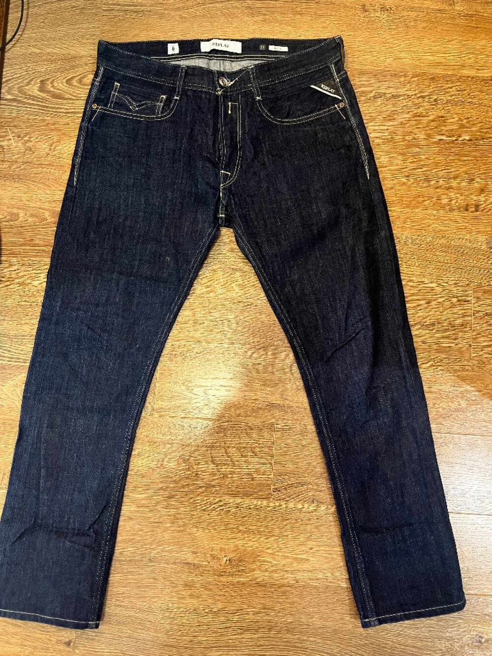 Indigo Straight leg Jeans 100% Cotton